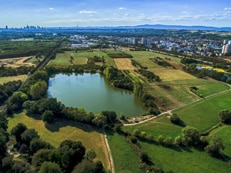 Landschaft um die Stadt Maintal